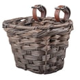 thumbnail image 2 of Colaxi Panier de Vélo Panier de Rangement Panier Tissé Détachable avec 2 Sangles Panier de Guidon avant Panier pour Garçons Filles Cyclisme Brun Foncé, 2 of 8