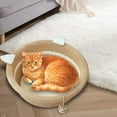 thumbnail image 1 of Cama para gatos de sisal Salvador nido garra de molienda redonda resistente al desgaste 46cmx15cm, 1 of 10