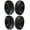 4 tires, variant on 16x8-7 Tubeless Tire and Rim Assembly, 4-PR Nylon Universal Wheel 16x8x7'' for Mini Bikes, Yard Tractors, ATVs, and Four Wheelers Lawn Mowers and Go-Karts, 4-Hole 110mm Hub Distance (2pack)