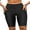 Black, variant on Sociala Women's Wider Waisted Swim Shorts UPF 50+ Board Shorts with Pockets Quick Dry Swimsuit Bottoms