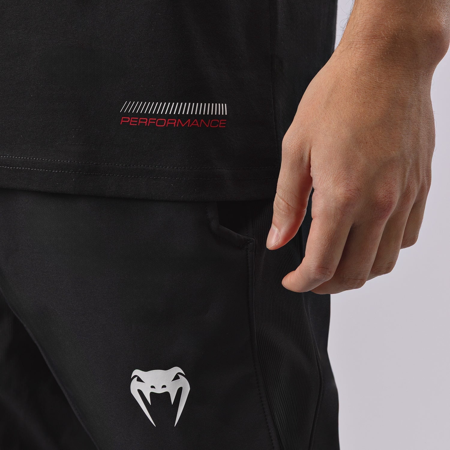 Venum Tactical XT T-Shirt - Black/Fire Red - Large