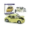 Yellow VW New Beetle 1:18 Scale Die Cast Model Kit