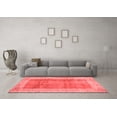 thumbnail image 3 of Ahgly Company Indoor Rectangle Abstract Red Contemporary Area Rugs, 2' x 4', 3 of 4