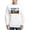 White, variant on - Mountains Sky In The Badlands National Park Sout L - Unisex Cotton Long Sleeve T-Shirt