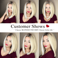 thumbnail image 4 of Dopi Ladies Short Bob Wig Short Human Hair Ladies Straight Cosplay BOB Party Natural For Women, 4 of 11