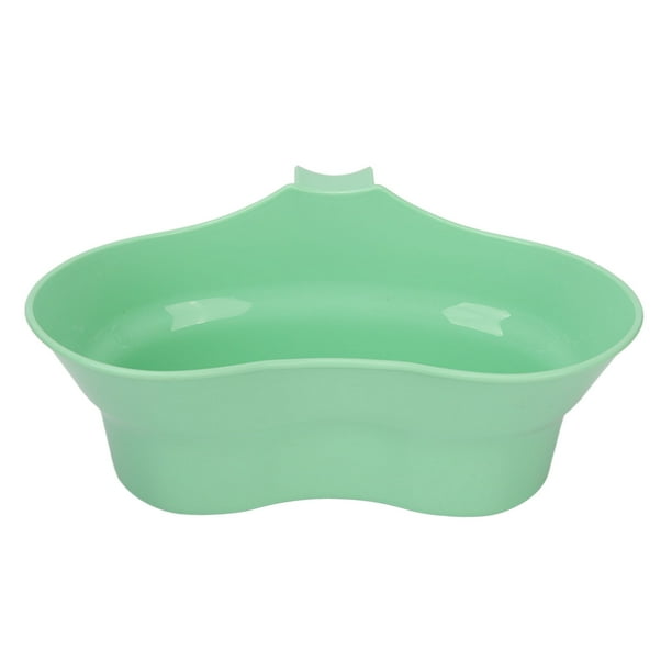 Recipiente para el cuidado bucal de 880 ml con curvatura hacia adentro para el vómito y bandeja para el cepillado de dientes para personas mayores postradas en cama.