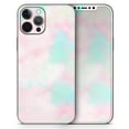 thumbnail image 4 of Design Skinz Pretty Pastel Clouds V7 Full Body Skin Decal Wrap Kit Compatible with Apple iPhone SE (2020) (Screen Trim & Back Skin), 4 of 5