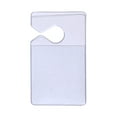 thumbnail image 4 of 2 Pack - Clear Parking Permit Holder - Durable Vertical Parking Lot Pass Rear View Mirror Hanger - for Small Stickers and Passes - for Car or Truck by Specialist ID, 4 of 4