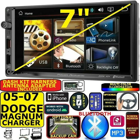 2005-2007 DODGE MAGNUM CHARGER BLUETOOTH USB AUX SD CAR RADIO STEREO PACKAGE