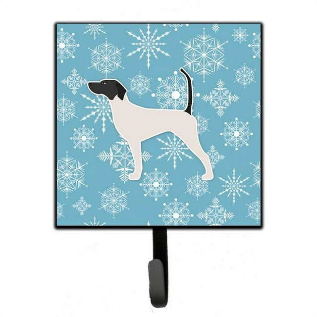 Carolines Treasures BB3495SH4 Winter Snowflake English Pointer Leash or Key Holder