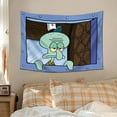 thumbnail image 2 of Large Funny Octopus Cartoon Tapestry Wall Hanging Window Design for Bedroom Home Decor Size 3x4 Feet College Dorm Room Man Cave Frat Wall Outdoor Flag Size 48x36 Inches, 2 of 7
