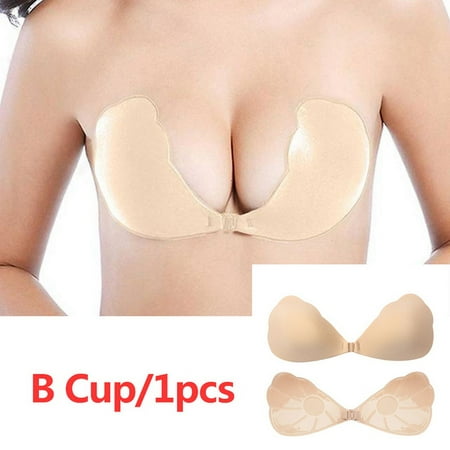 AUMIY Silicone Bra For Wedding Party Bikini Invisible Bra Nipple Cover Push Up Bra Sticky Accessories with Transparent Straps Bralette