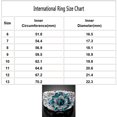 thumbnail image 4 of Rings for Women Flower Ring Hollow Ring Womens Beach Jewelry Simple Flower Ring Diamond Ring Valentine's Day Gifts Clearance, 4 of 4