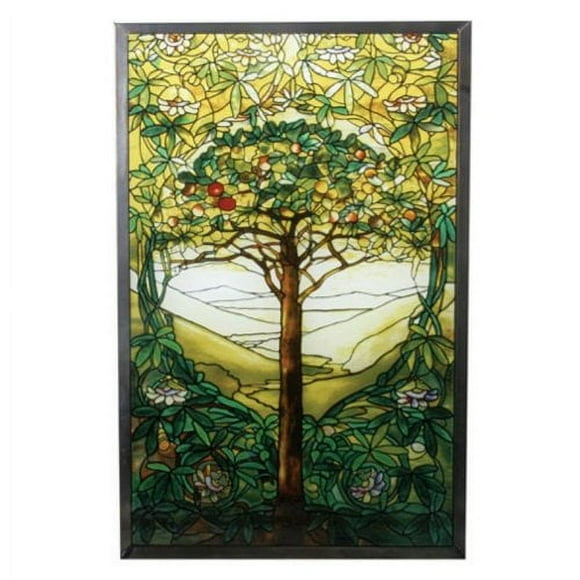 YTC Summit Vitrail Tiffany 10 Pouces - Arbre de Vie Art Verre