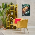 thumbnail image 3 of Stupell Industries Cat Sleeping in Meadow Animals & Insects Painting Gray Framed Art Print Wall Art, 20 x 30, 3 of 10