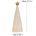 thumbnail image 3 of Steadline Ceramic LED Christmas Bell Ornament - Light-Up Star Decor with Built-in Battery - Holiday Tabletop Display - Seasonal Home Party Decoration - Festive Night Light, 3 of 6