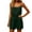 Army Green, variant on Women's Casual Sleeveless V-Neck Romper with Drawstring Waist Loose Fit Summer Jumpsuit