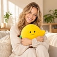 thumbnail image 5 of Plush Stuffed Pillow, Cute Smiling Mango Shaped Soft Plush Toy, 1 Pcs 12.6 inch Fluffy Throw Cushion, Perfect for Kids Playtime Nap Time Home Sofa Decor Birthday Christmas Gift, 5 of 5