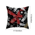 thumbnail image 3 of Christmas Pillow Cover Holiday Decoration Linen Throw Pillow Case for Sofa Couch Bed Living Room Seasonal Home Decor Festive Accent, 3 of 6