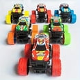thumbnail image 1 of LNGOOR 6PCS Inertia Off-Road Monster Truck Toy Set  360 Degree Rotating Action Vehicles  Manual Pullback  Weather-Resistant Plastic  No Battery Needed  Ideal for Kids 3-8 Years  Perfect f, 1 of 7