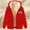 01 Red, variant on YueHuiYing Trendy Queen Zip Up Hoodies for Women Lined Jackets Winter Coats Long Sleeve Sweatshirts Pullover Fall Clothes