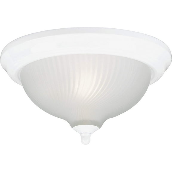 Westinghouse Lighting Ceiling Fixture 66378 - White Glass, 11-3/4 Inch, Indoor Use