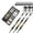 Black, variant on BESTSKY 3Pcs Darts Advanced Copper-Plated Iron Darts for Maximum Control,High-Accuracy Plastic Darts Tip,Balanced High-Density Aluminum Dart Flights,Purple