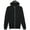 Black - deepblack, variant on Tasso Elba Mens Zip Front Hoodie Sweatshirt, Red, Medium