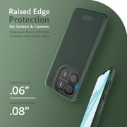 TUDIA MergeGrip Blackview Wave 6C Case Dual Layer Slim Tough Heavy Duty - Pine Green