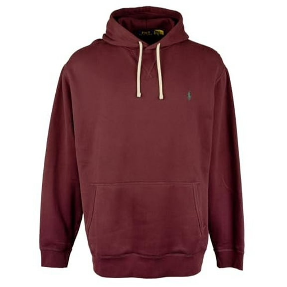 POLO RALPH LAUREN Men's Big & Tall The RL Fleece Pullover Hoodie 2XB Red