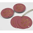 thumbnail image 4 of Inkdotpot Gold Foil Paper Hang Tags Let Love Sparkle Wedding Favor Tags 100 Pieces, 4 of 6