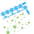 thumbnail image 2 of tredstone Christmas Snowflake Fluorescent Wall Sticker Removable PVC Bedroom Luminous Wall Decal - Blue, 2 of 7