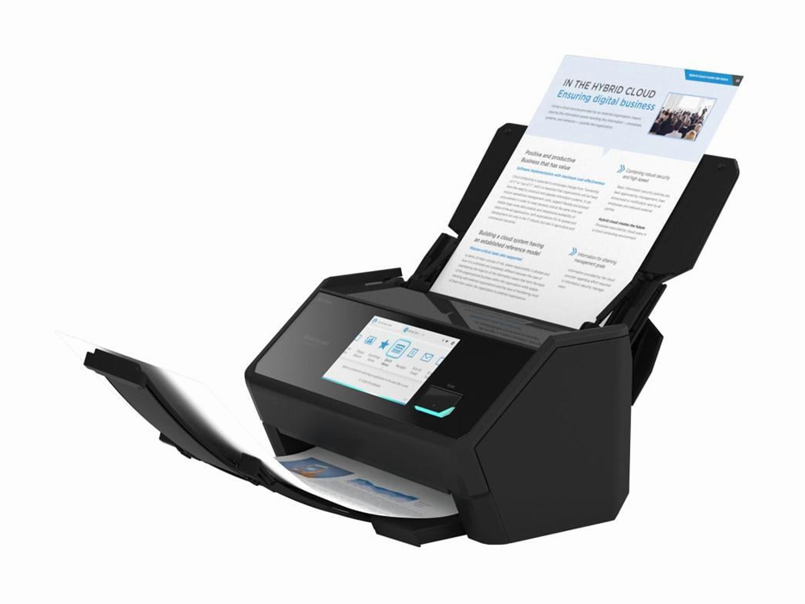 PFU ScanSnap iX2500 (Black) Large Format ADF/Manual Feed Scanner