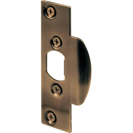 - Prime Line U9424 Antique Brass Security Latch Strike