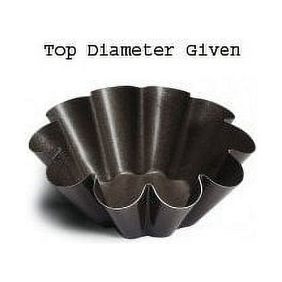 Paderno Brioche Mold Non Stick Tinned Steel - 2-1/4" 55mm