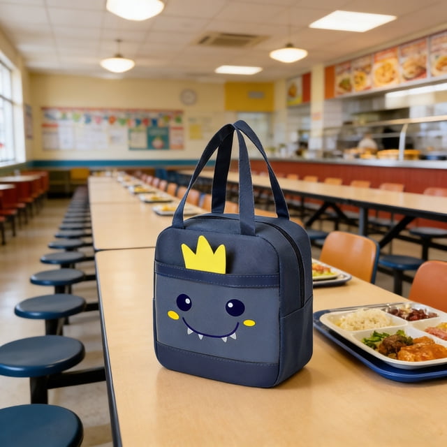 Dvkptbk oxford bag Cute Animals Children Teenagers Lunch Bag Lunch Box Reusable Cooler for School Pinic Travel Work