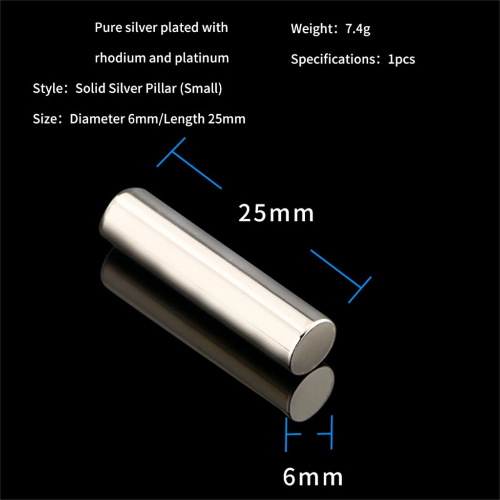 5x20mm/6x25mm Silver Fuse Pillar Providing Exceptionally HIFI Sound For Music