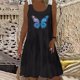 thumbnail image 2 of Moda mujer casual sexy cuello redondo impresión encaje sin mangas mini vestido Fridja  hj468, 2 of 8