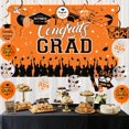 thumbnail image 5 of Graduation Party Decorations 2024 Orange and Black, Congrats Grad Backdrop, Graduation Hanging Swirls, Class of 2024 Decor for University College Senior Graduation Party Supplies, 5 of 6