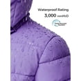 thumbnail image 5 of Wantdo Girls' Recycled Jacket Insulated Winter Coat Warm Windproof Puffer Jacket Light Purple 8, 5 of 10
