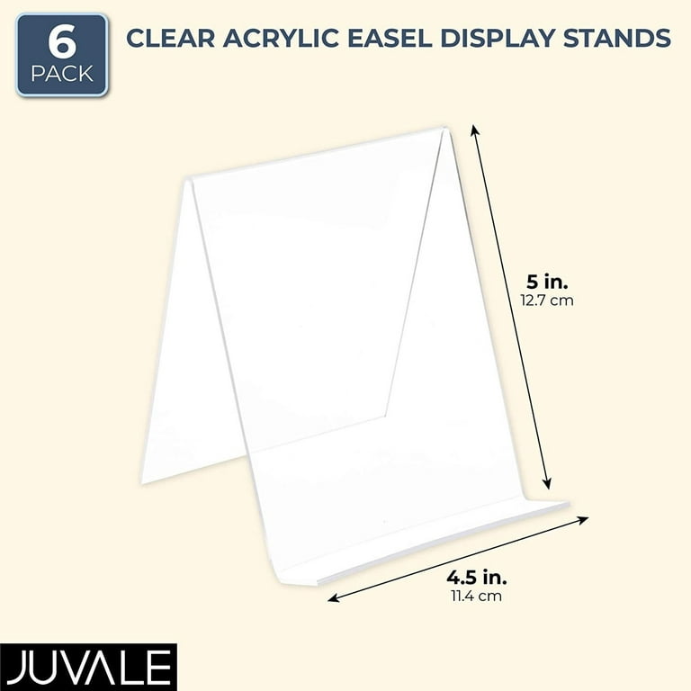 H Frame Acrylic Easel Stand  Transparent and Elegant Design