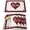 Buffalo Plaid Heart, variant on Rustic Teal White Buffalo Check Plaid Pattern Placemats Set of 4, Farmhouse Heat Resistant Washable Table Place Mats Cotton Table Linens Party Holiday Decor for Kitchen Dining Outdoor Indoor