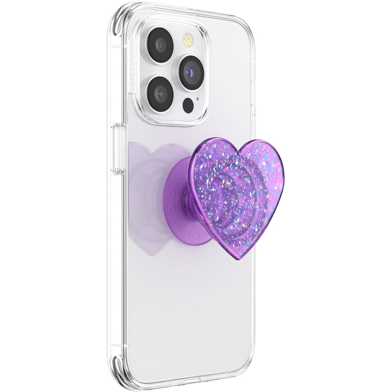 PopSockets Iridescent Confetti Dreamy Heart Premium Phone Grip