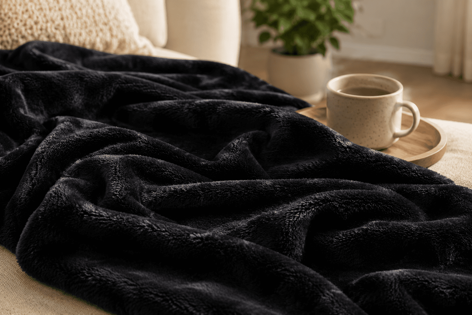 Mainstays Blanket Black King