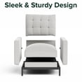 thumbnail image 6 of Zinus Thompson Fabric Armchair, Light Grey, 6 of 10