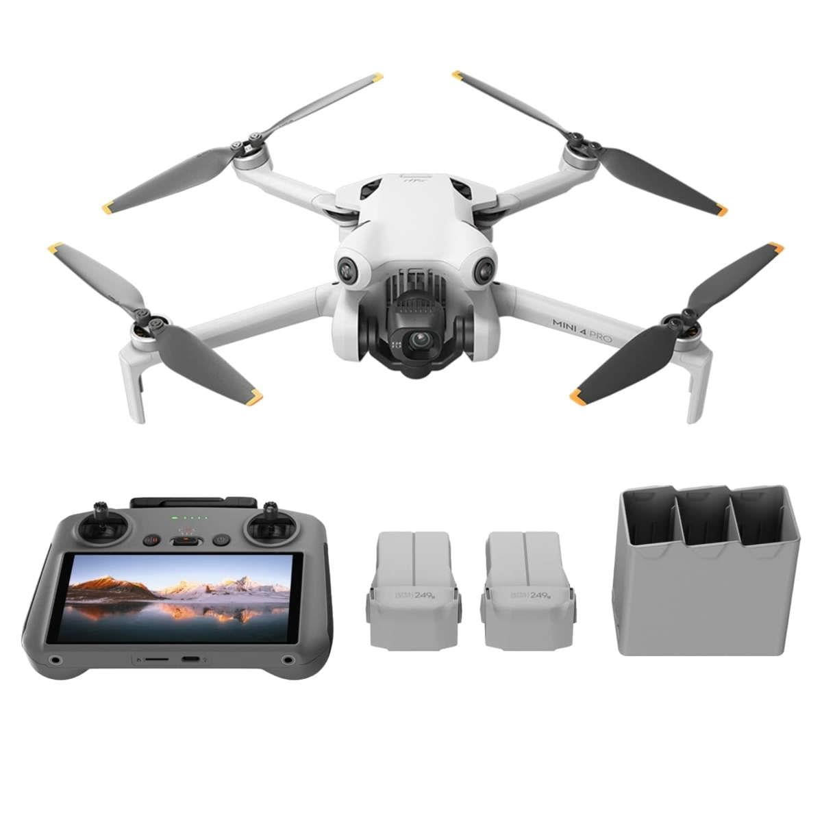 DJI Mini 4 Pro 4K Video Resolution Aerial Drone with 2 Remote Control