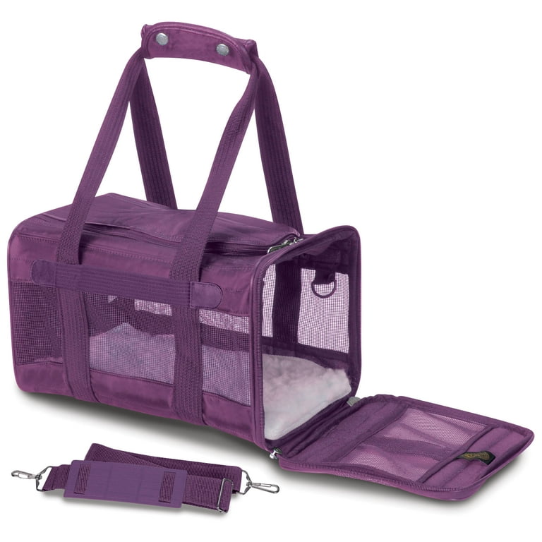Sherpa Original Deluxe Airline Approved Pet Carrier, Purple, Medium