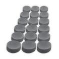 thumbnail image 5 of XCEL 300 Pack Foam Bumper Pads EVA Foam Pads Self Adhesive Strong Adhesive Versatile Neoprene Bumpers Cabinet Bumpers Protect Furniture Floor Decor (300 Gray - 3/4" Round x 1/2" Thick), 5 of 5