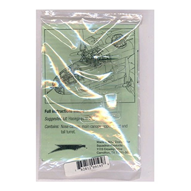 Squadron Products 1/72 toldos B-25J Kit de modelo de toldo Squadron Products 762812091958