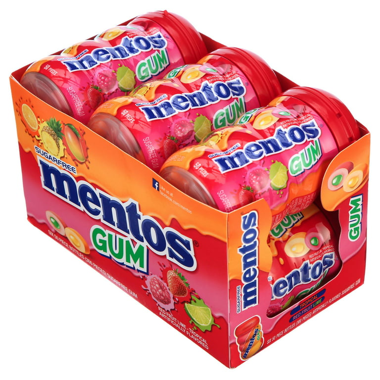 Mentos Sugar Free Chewing Gum - Tropical - Shop Gum & Mints at H-E-B